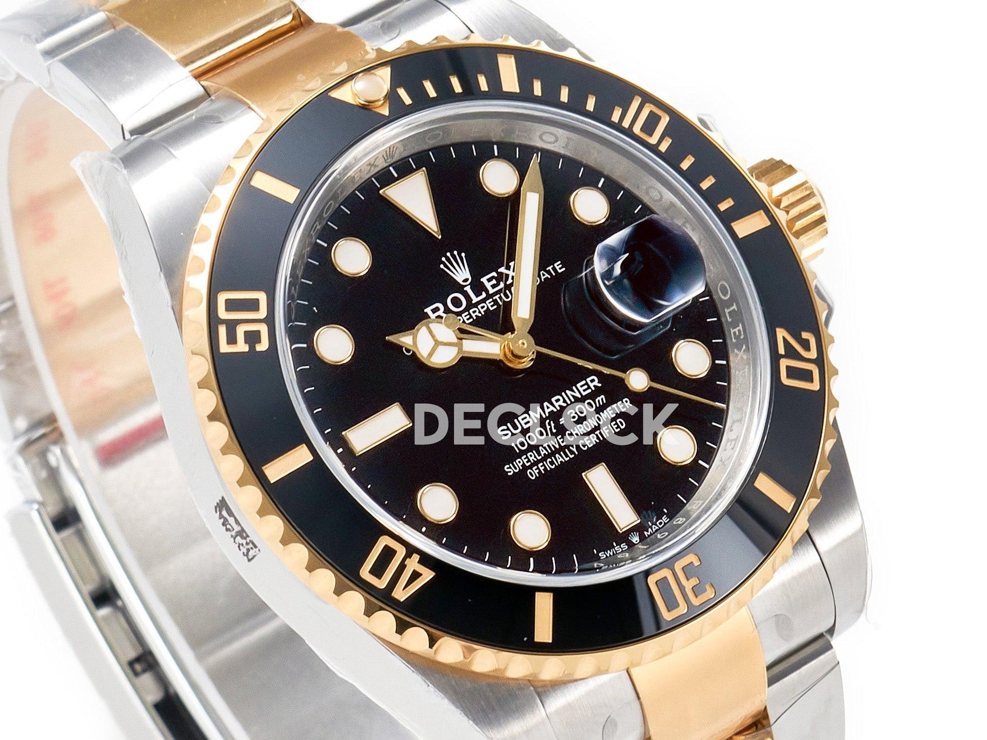 Replica Rolex Submariner 41 126613LN Clean 1:1 Best Edition YG/SS Black Dial VR3235 |  Declock.