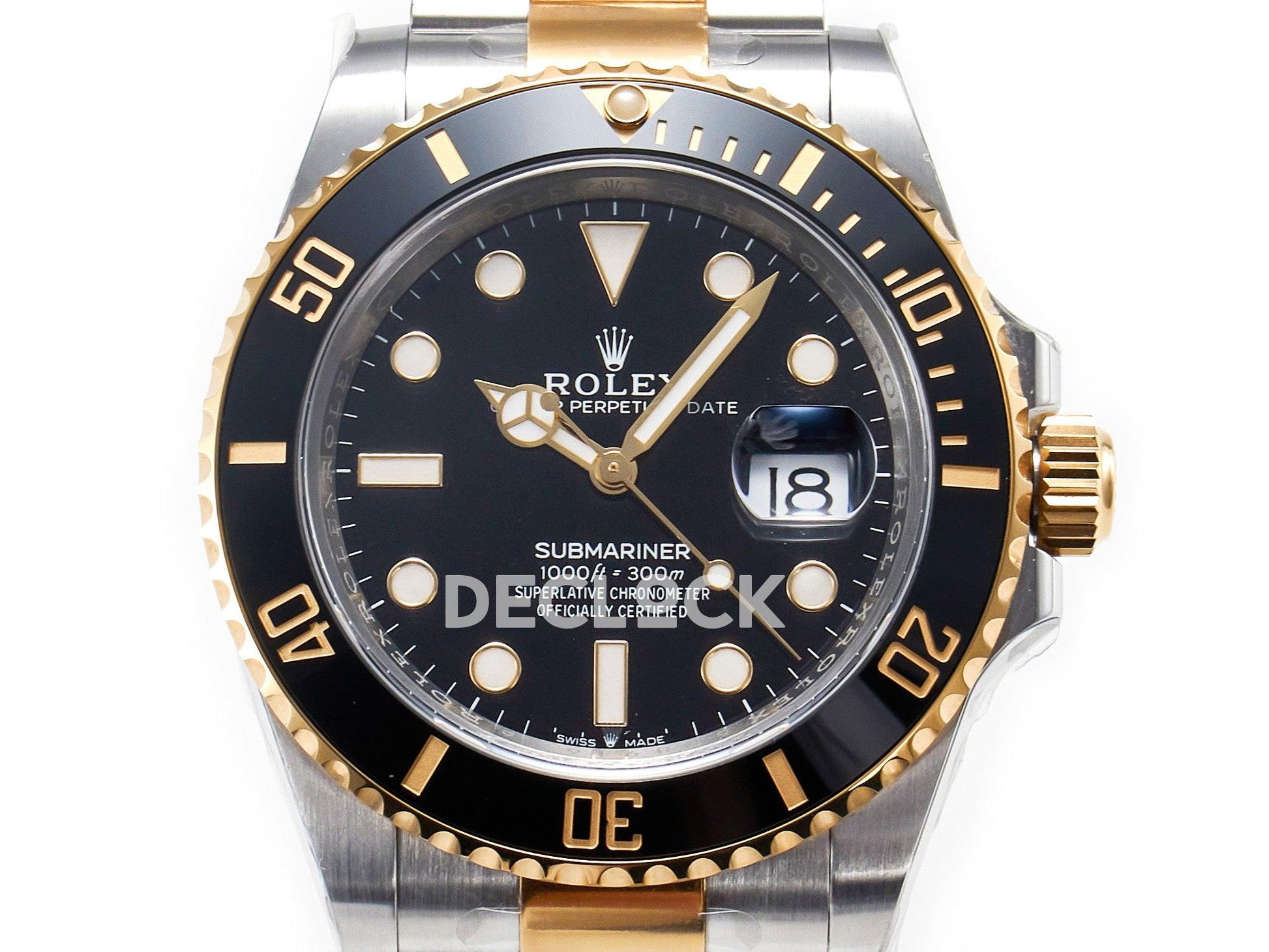 Replica Rolex Submariner 41 126613LN Clean 1:1 Best Edition YG/SS Black Dial VR3235 |  Declock.