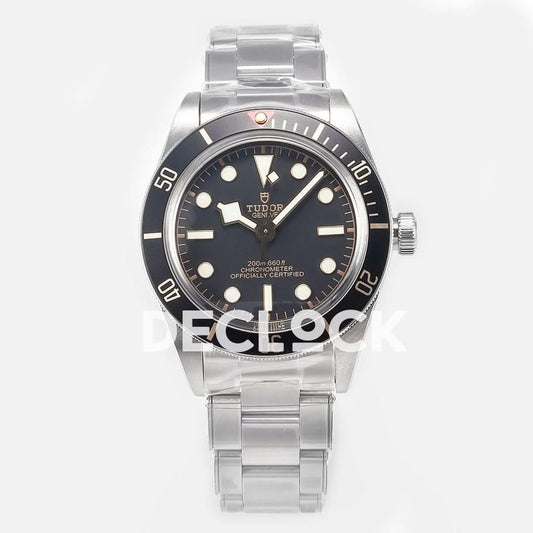 Replica Tudor Black Bay 58 39mm SS Black Dial on SS Bracelet A2824 | Declock.