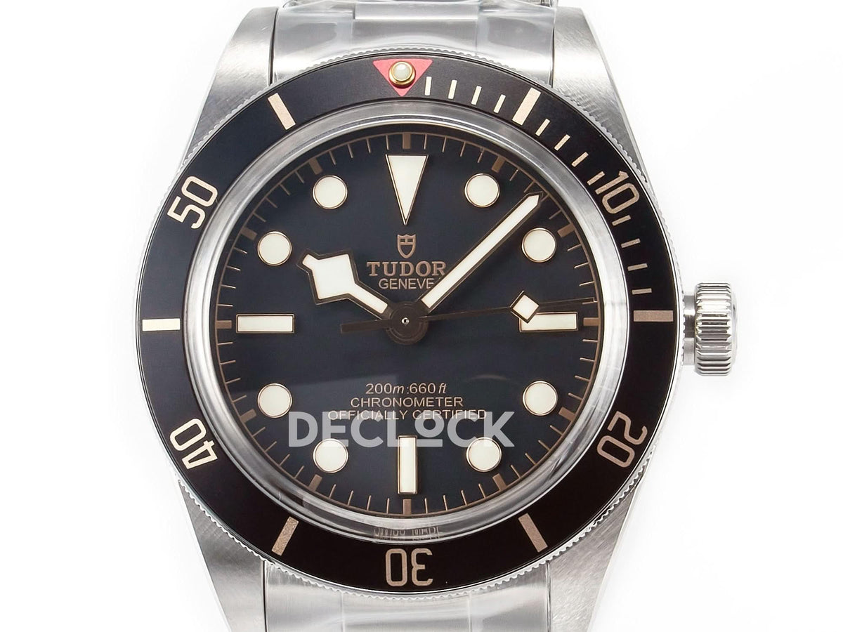 Replica Tudor Black Bay 58 39mm SS Black Dial on SS Bracelet A2824 |  Declock.