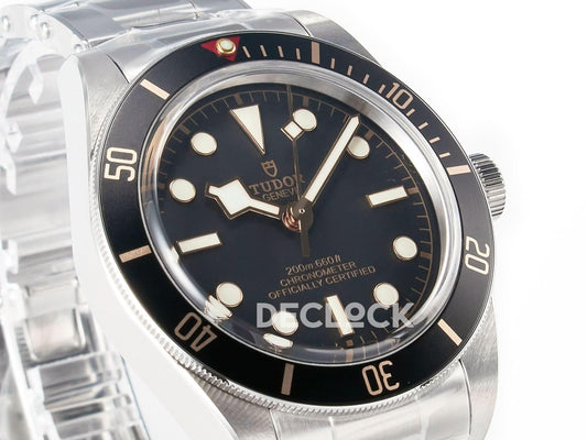 Replica Tudor Black Bay 58 39mm SS Black Dial on SS Bracelet A2824 |  Declock.
