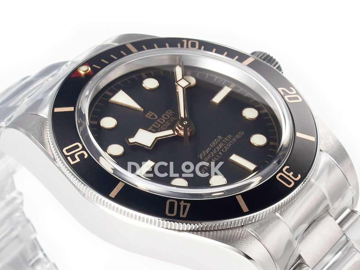 Replica Tudor Black Bay 58 39mm SS Black Dial on SS Bracelet A2824 |  Declock.