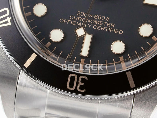 Replica Tudor Black Bay 58 39mm SS Black Dial on SS Bracelet A2824 |  Declock.