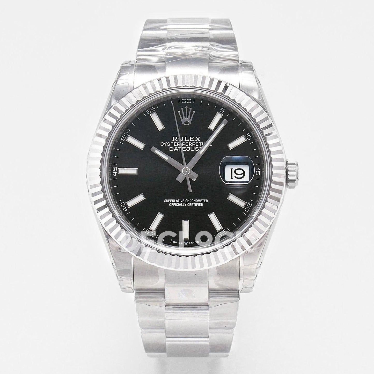 Replica Rolex DateJust 41 126334 904L SS VSF 1:1 Best Edition Black Dial on Oyster Bracelet VS3235 V2 |  Declock.