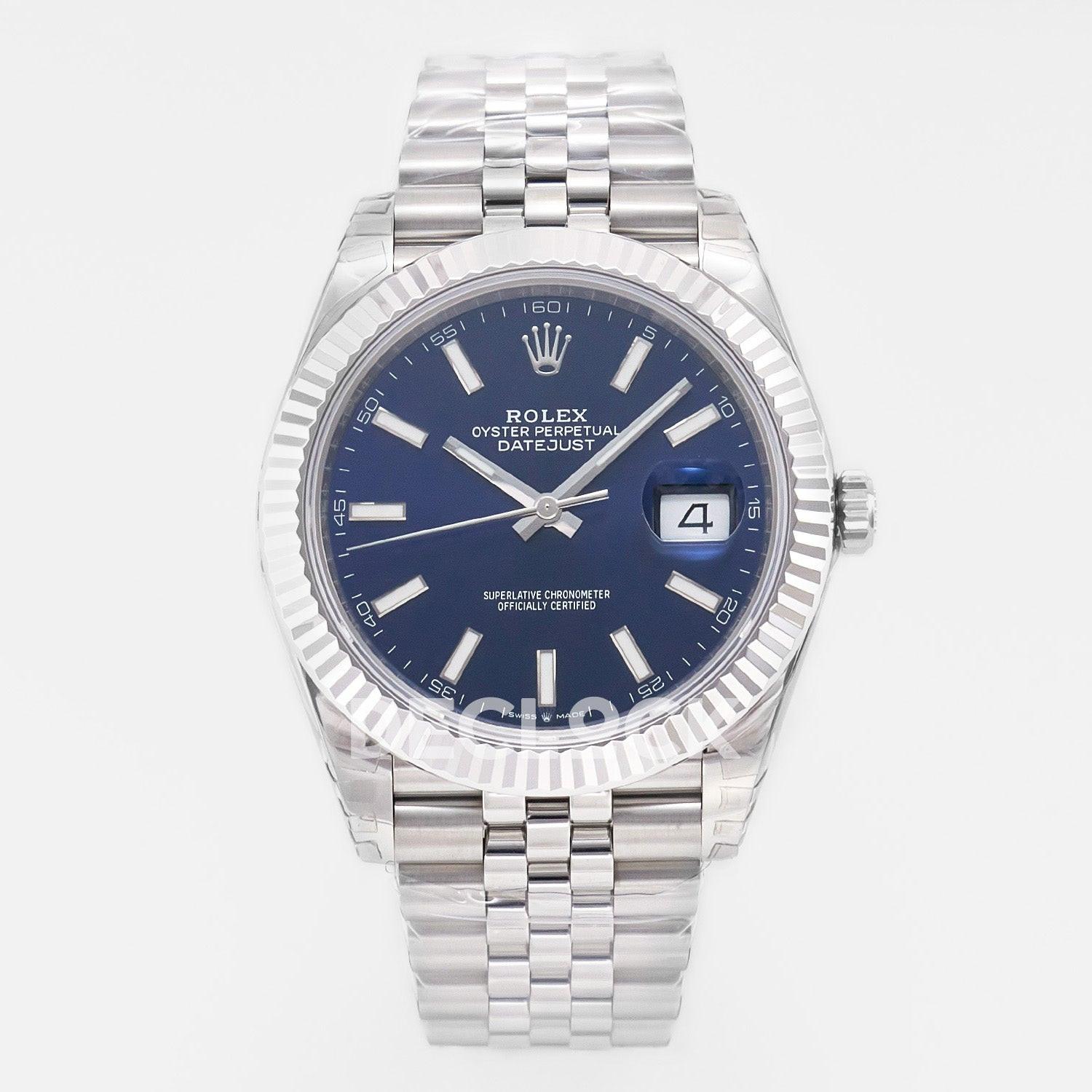 Replica Rolex DateJust 41 126334 904L SS VSF 1:1 Best Edition Black Dial on Oyster Bracelet VS3235 V2 |  Declock.