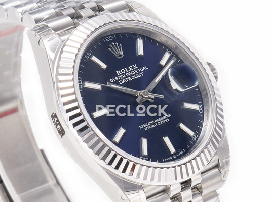 Replica Rolex DateJust 41 126334 904L SS VSF 1:1 Best Edition Black Dial on Oyster Bracelet VS3235 V2 |  Declock.