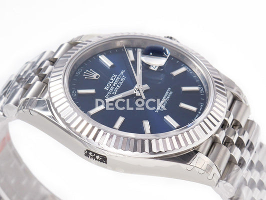 Replica Rolex DateJust 41 126334 904L SS VSF 1:1 Best Edition Black Dial on Oyster Bracelet VS3235 V2 | Declock.