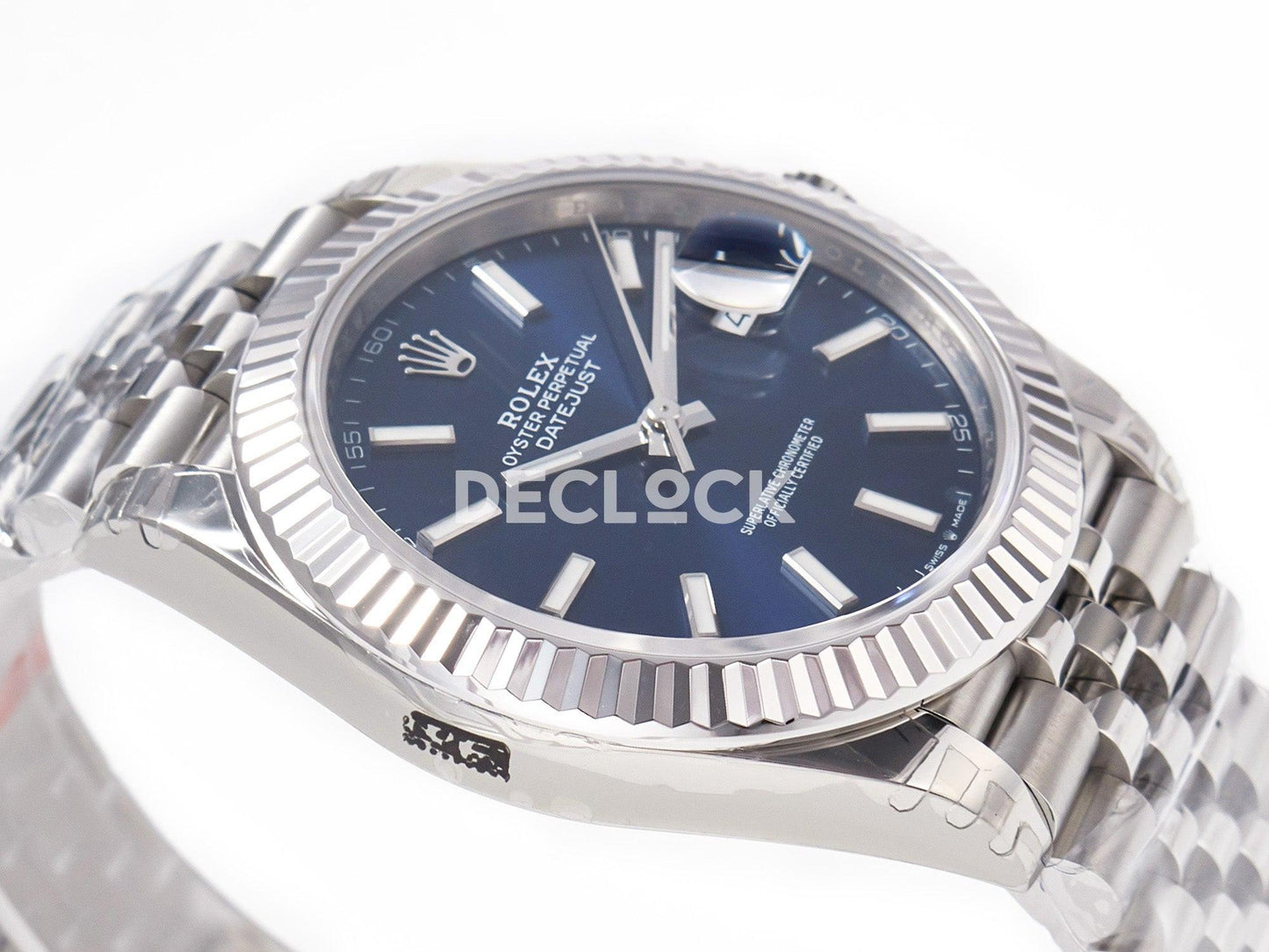 Replica Rolex DateJust 41 126334 904L SS VSF 1:1 Best Edition Black Dial on Oyster Bracelet VS3235 V2 |  Declock.