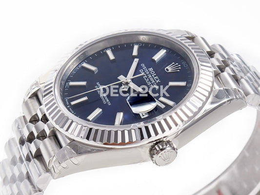 Replica Rolex DateJust 41 126334 904L SS VSF 1:1 Best Edition Black Dial on Oyster Bracelet VS3235 V2 |  Declock.