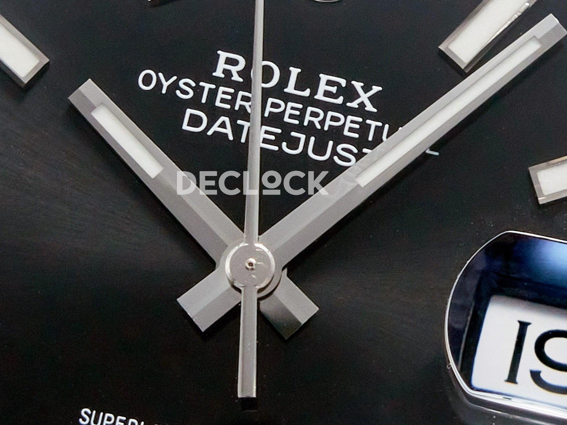 Replica Rolex DateJust 41 126334 904L SS VSF 1:1 Best Edition Black Dial on Oyster Bracelet VS3235 V2 |  Declock.