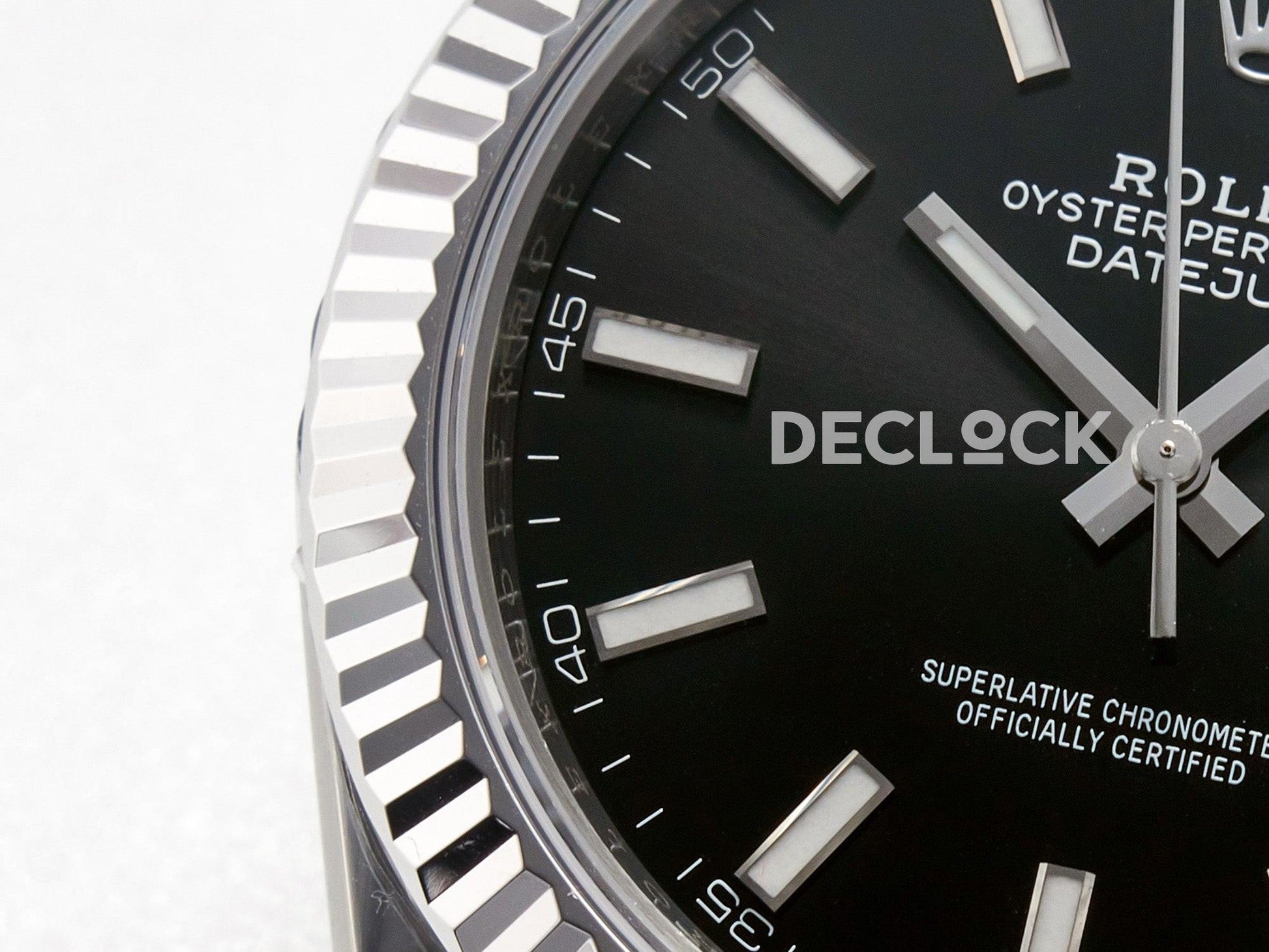Replica Rolex DateJust 41 126334 904L SS VSF 1:1 Best Edition Black Dial on Oyster Bracelet VS3235 V2 |  Declock.