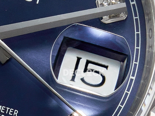 Replica Rolex DateJust 36 SS 116234 VSF 1:1 Best Edition 904L Steel Blue Diamonds Dial on Jubilee Bracelet VS3235 |  Declock.