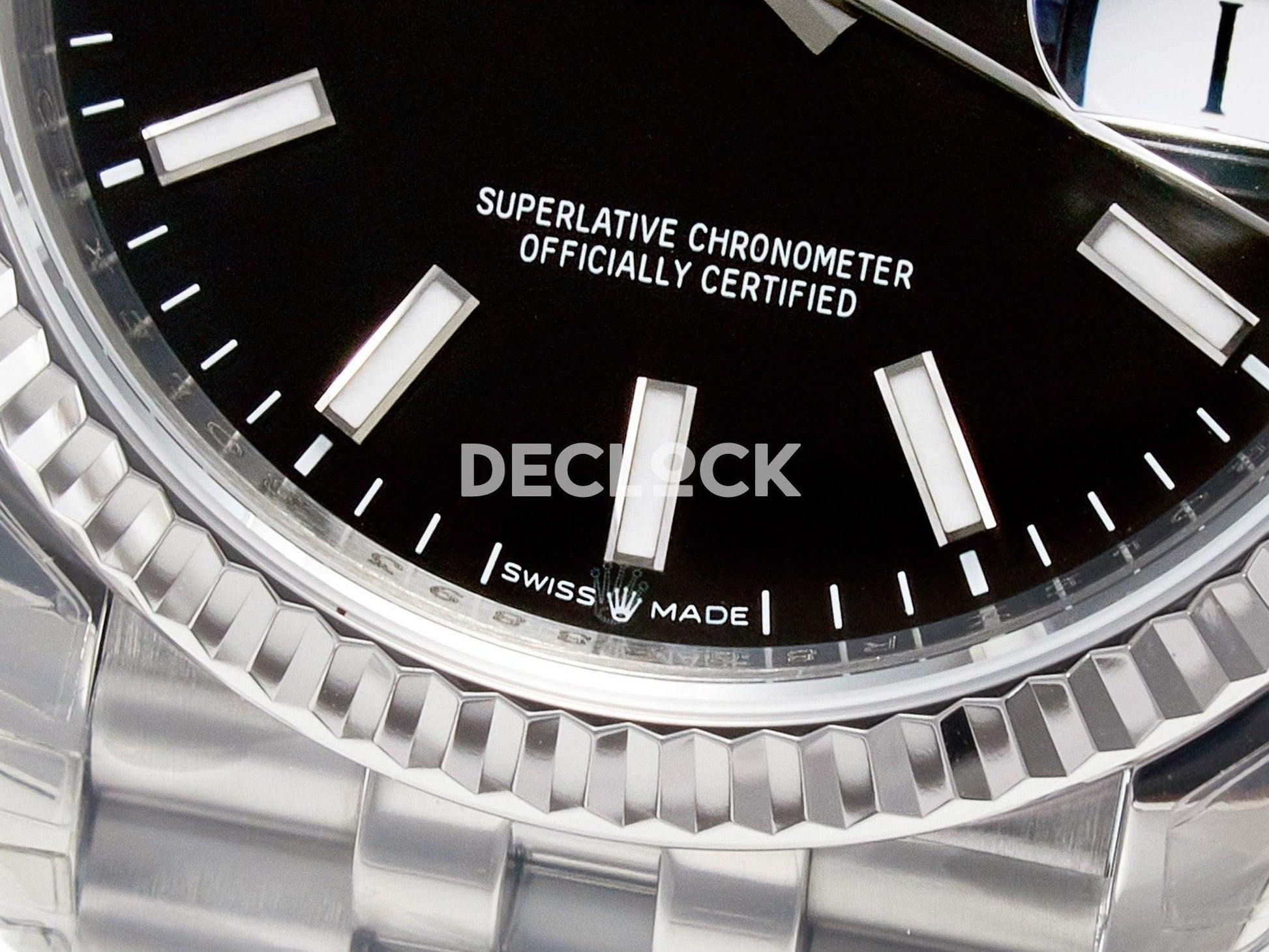Replica Rolex DateJust 36 SS 116234 VSF 1:1 Best Edition 904L Steel Black Dial on Jubilee Bracelet VS3235 |  Declock.