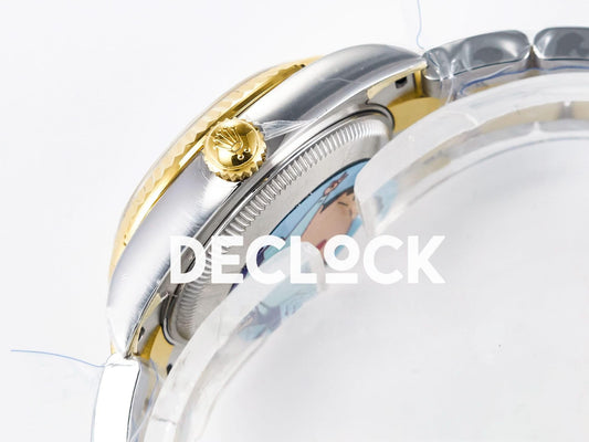 Replica Rolex DateJust 31 278273 ARF 1:1 Best Edition 904L Steel Silver Diamonds Dial on SS/YG Oyster Bracelet ETA 2688 | Declock.