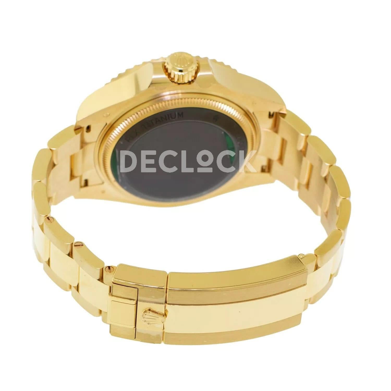 Replica Rolex Sea-Dweller Deepsea 136668LB Yellow Gold Blue Dial & Blue Bezel |  Declock.