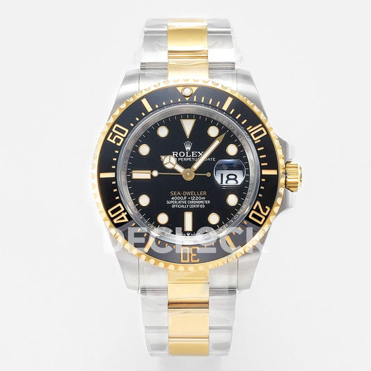 Replica Rolex Sea-Dweller 126603 APF Best Edition Black Dial on SS/YG Bracelet VR3235 | Declock.
