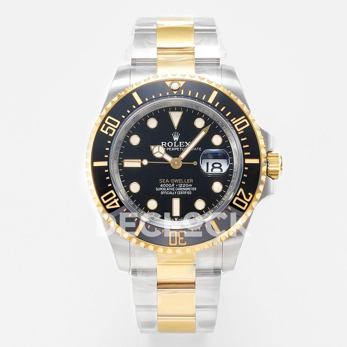 Replica Rolex Sea-Dweller 126603 APF Best Edition Black Dial on SS/YG Bracelet VR3235 |  Declock.