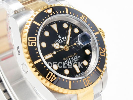 Replica Rolex Sea-Dweller 126603 APF Best Edition Black Dial on SS/YG Bracelet VR3235 |  Declock.