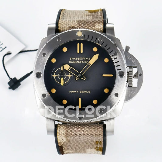 Replica Panerai PAM1518 Submersible 44mm Camo Strap |  Declock.