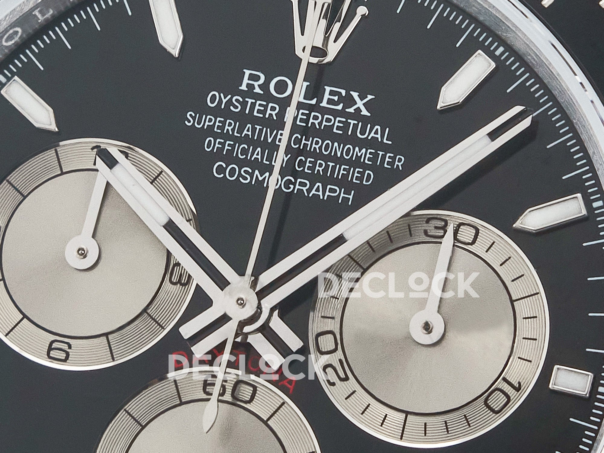 Daytona 126519 Black/Gray Dial in White Gold on Rubber Strap