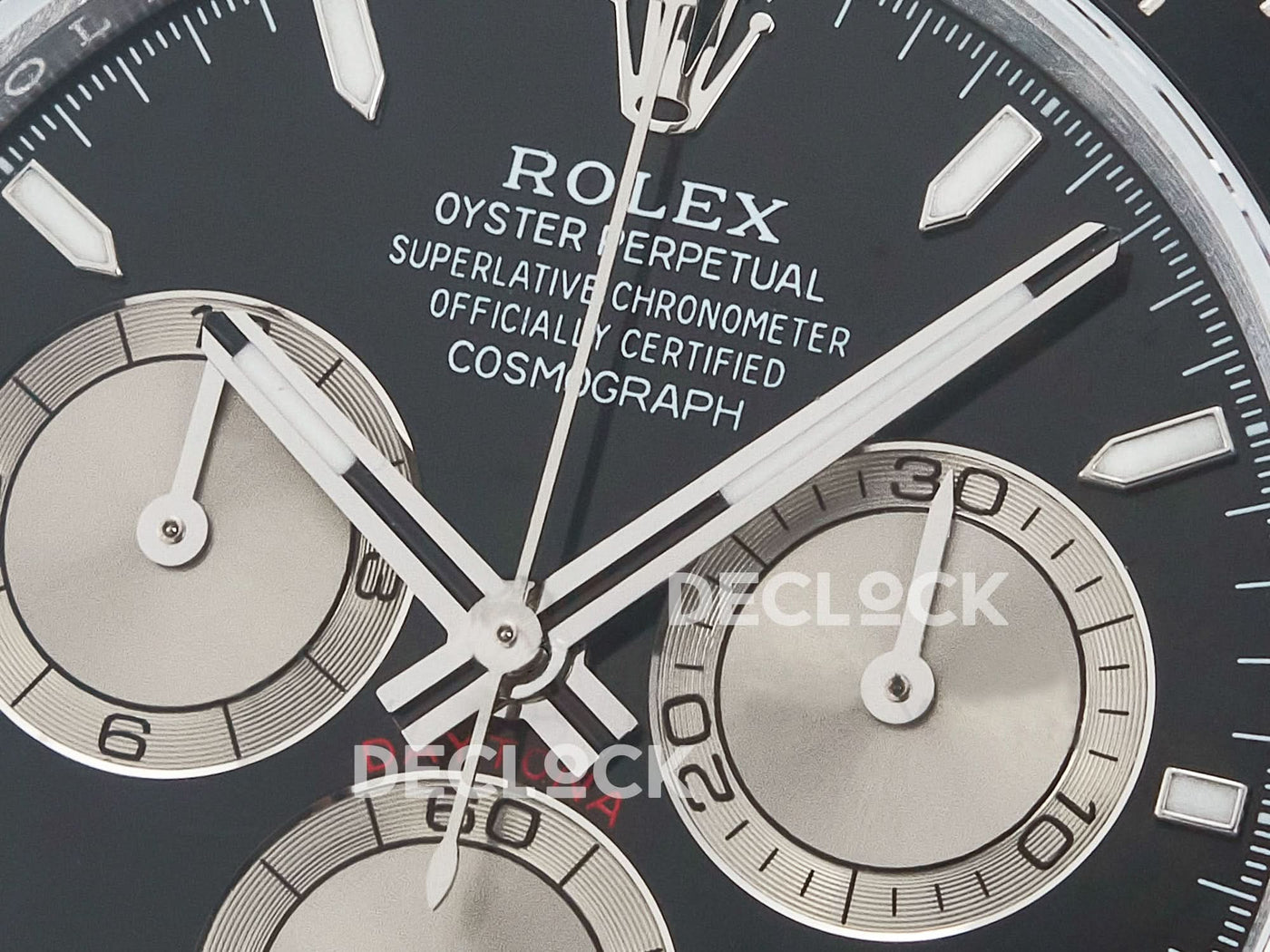 Daytona 126519 Black/Gray Dial in White Gold on Rubber Strap