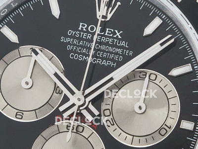 Daytona 126519 Black/Gray Dial in White Gold on Rubber Strap