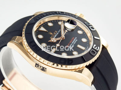 Yacht-Master 126655 Clean 1:1 RG/Tungsten on Oysterflex