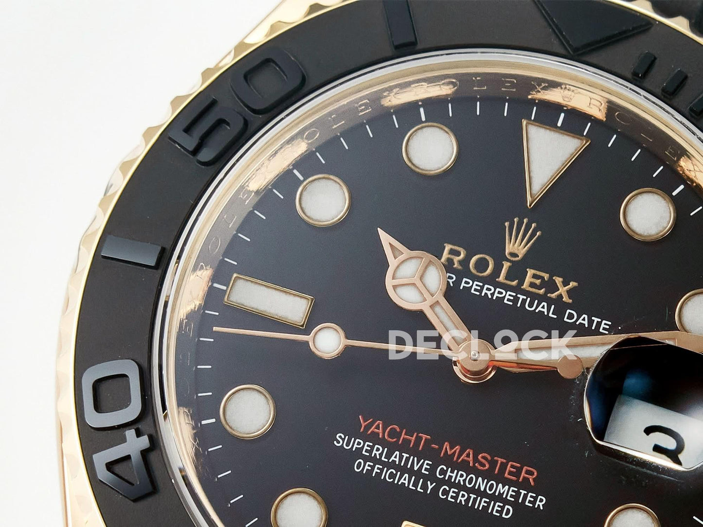 Replica Rolex Yacht-Master 126655 Clean 1:1 RG/Tungsten on Oysterflex |  Declock.