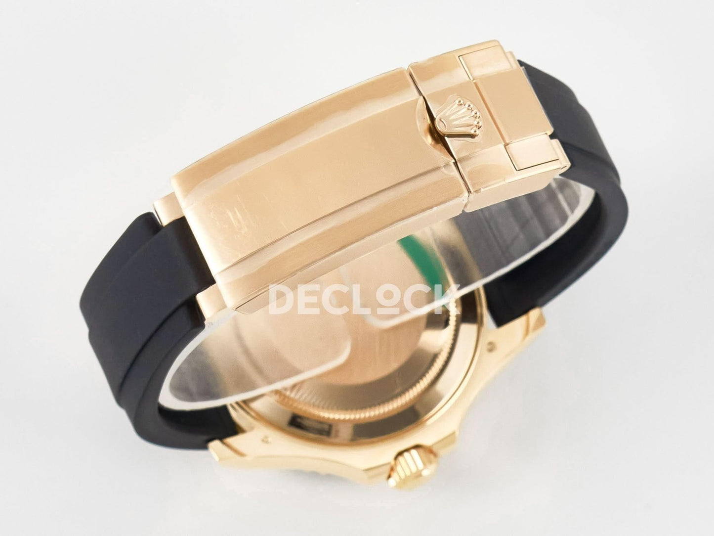 Replica Rolex Yacht-Master 126655 Clean 1:1 RG/Tungsten on Oysterflex |  Declock.