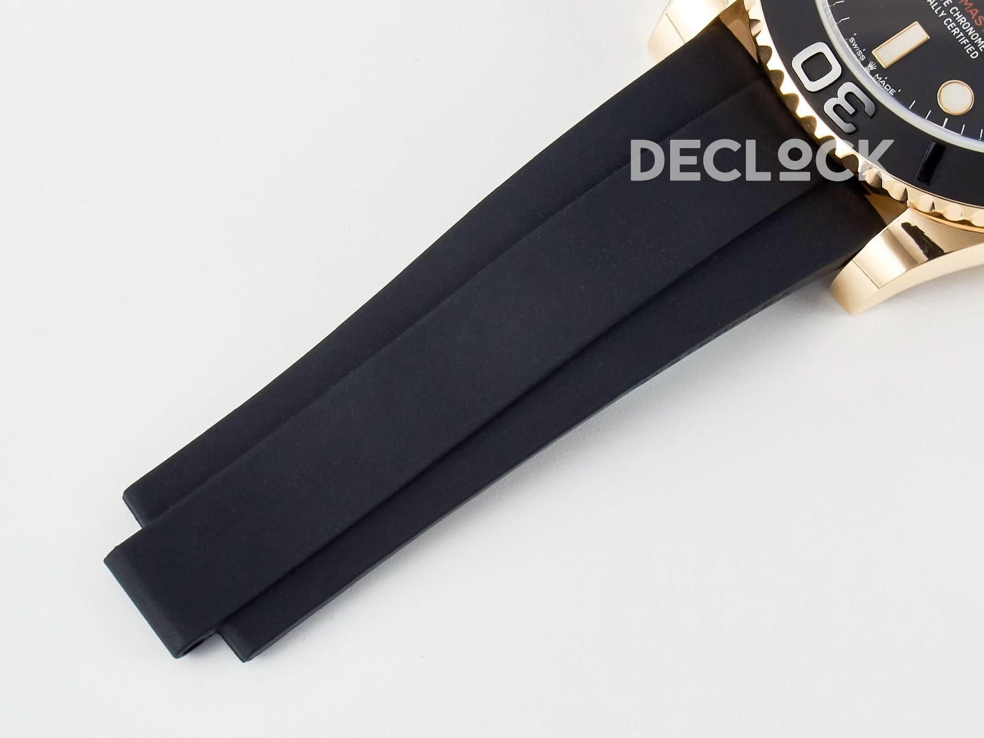 Replica Rolex Yacht-Master 126655 Clean 1:1 RG/Tungsten on Oysterflex |  Declock.