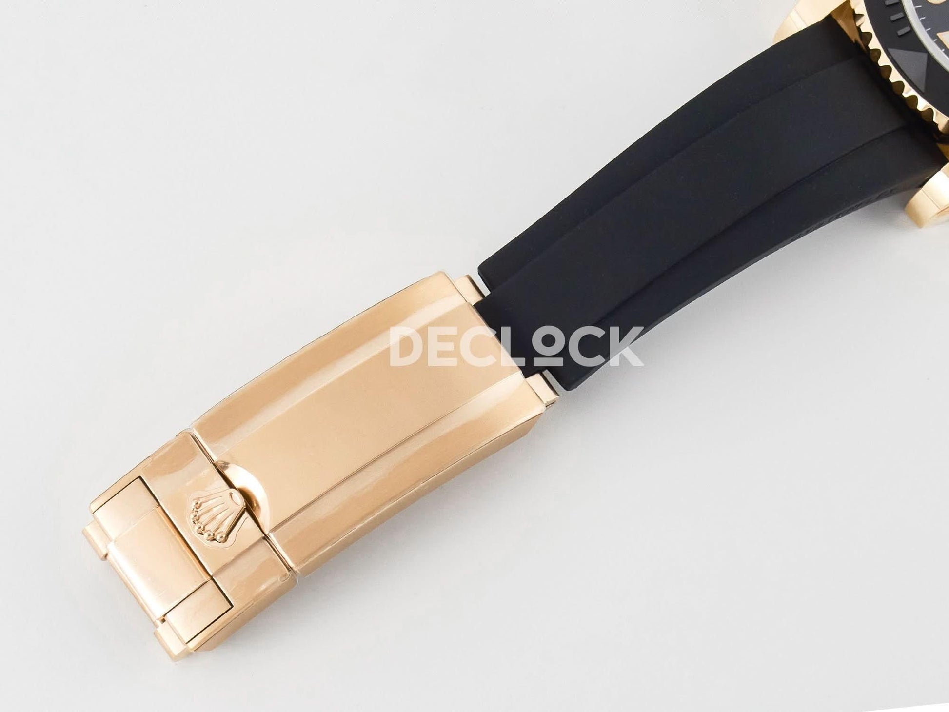 Replica Rolex Yacht-Master 126655 Clean 1:1 RG/Tungsten on Oysterflex |  Declock.