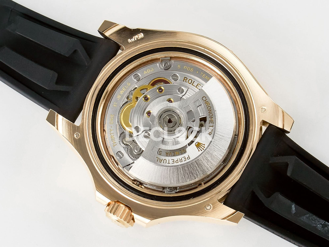 Yacht-Master 126655 Clean 1:1 RG/Tungsten on Oysterflex