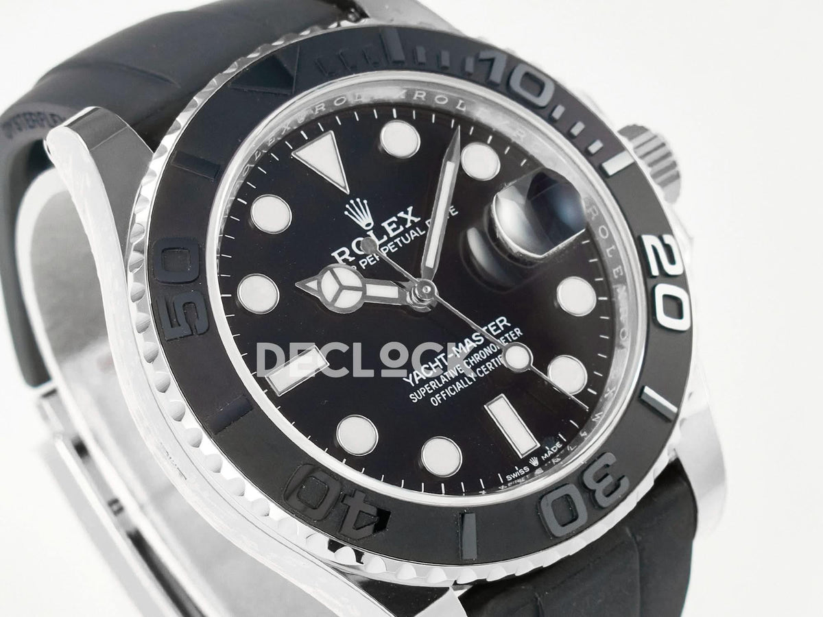 Replica Rolex Yacht-Master 226659 Clean 1:1 WG on Oysterflex Strap |  Declock.