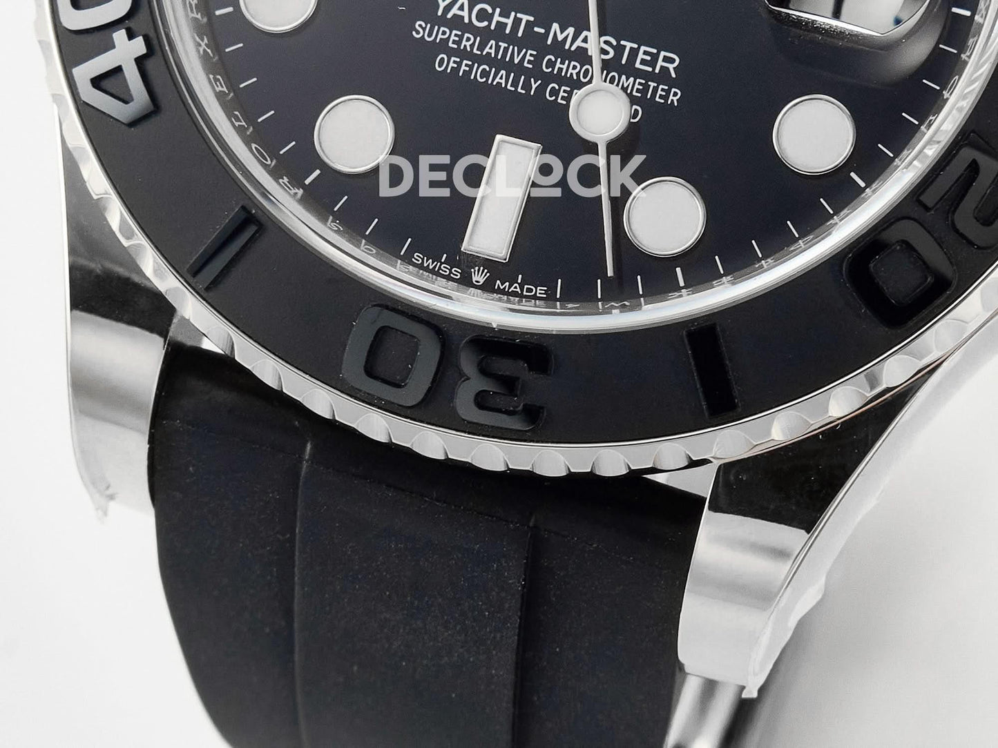 Replica Rolex Yacht-Master 226659 Clean 1:1 WG on Oysterflex Strap |  Declock.