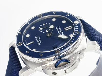 PAM1289 Blue Dial on Blue Nylon Strap