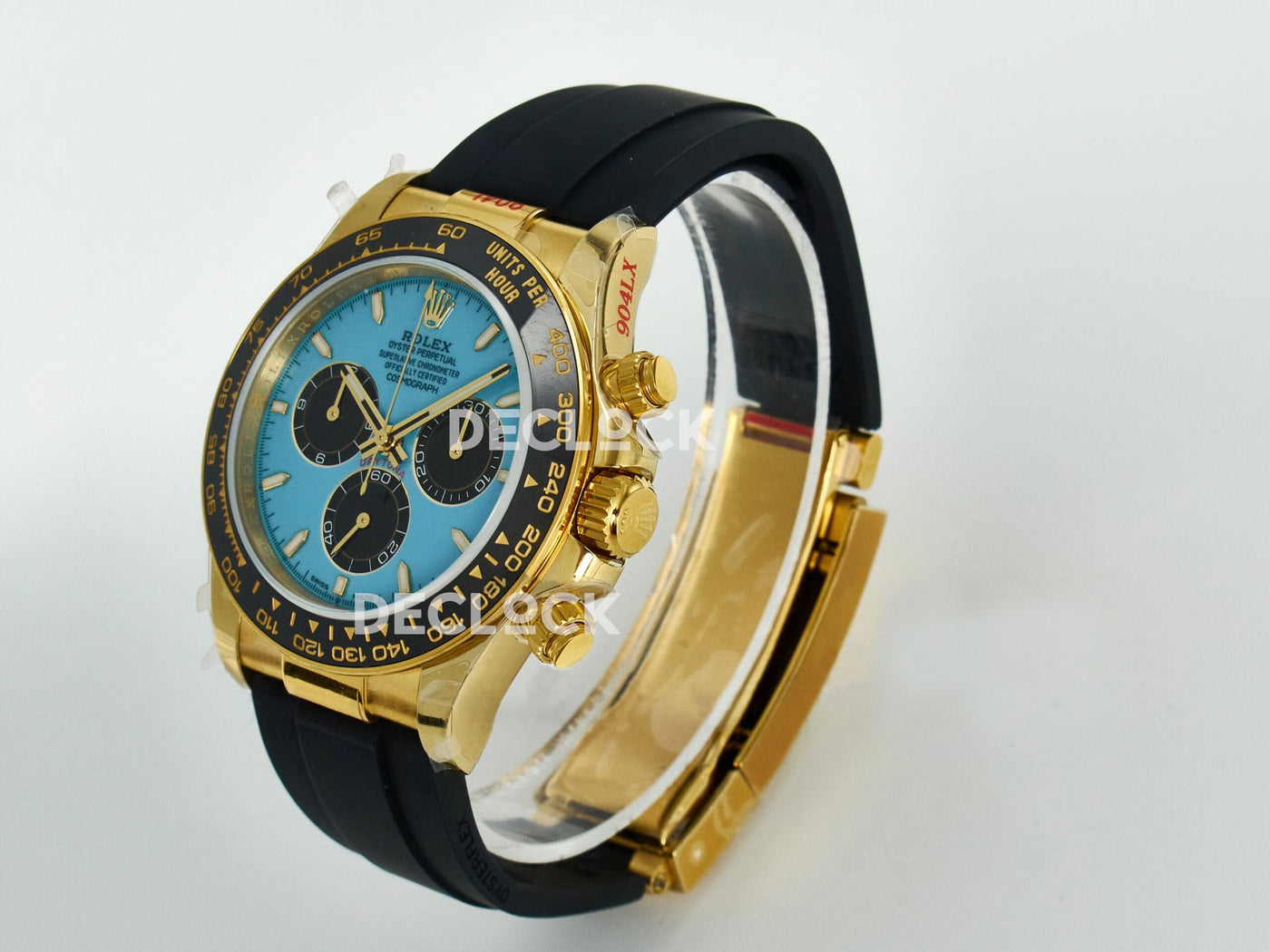 Daytona 126518 Turquoise Blue Dial Stick Markers