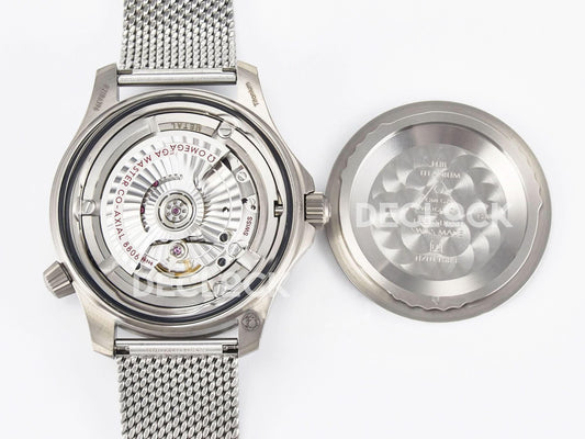 Replica Declock Seamaster Diver 300M James Bond 007 60th Anniversary Blue Dial on Mesh Bracelet | Declock.