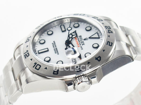 Replica Rolex Explorer II 42mm White 226570 Clean Factory 1:1 | Declock.