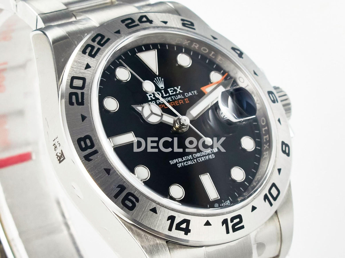 Replica Rolex Explorer II 42mm Black 226570 Clean Factory 1:1 |  Declock.
