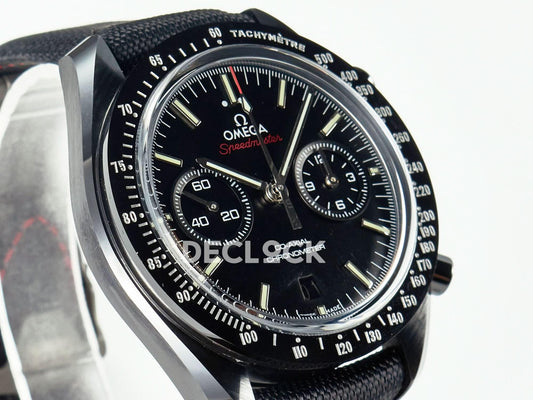 Replica Omega Speedmaster “Dark Side of The Moon” Real Ceramic A9900 | Declock.