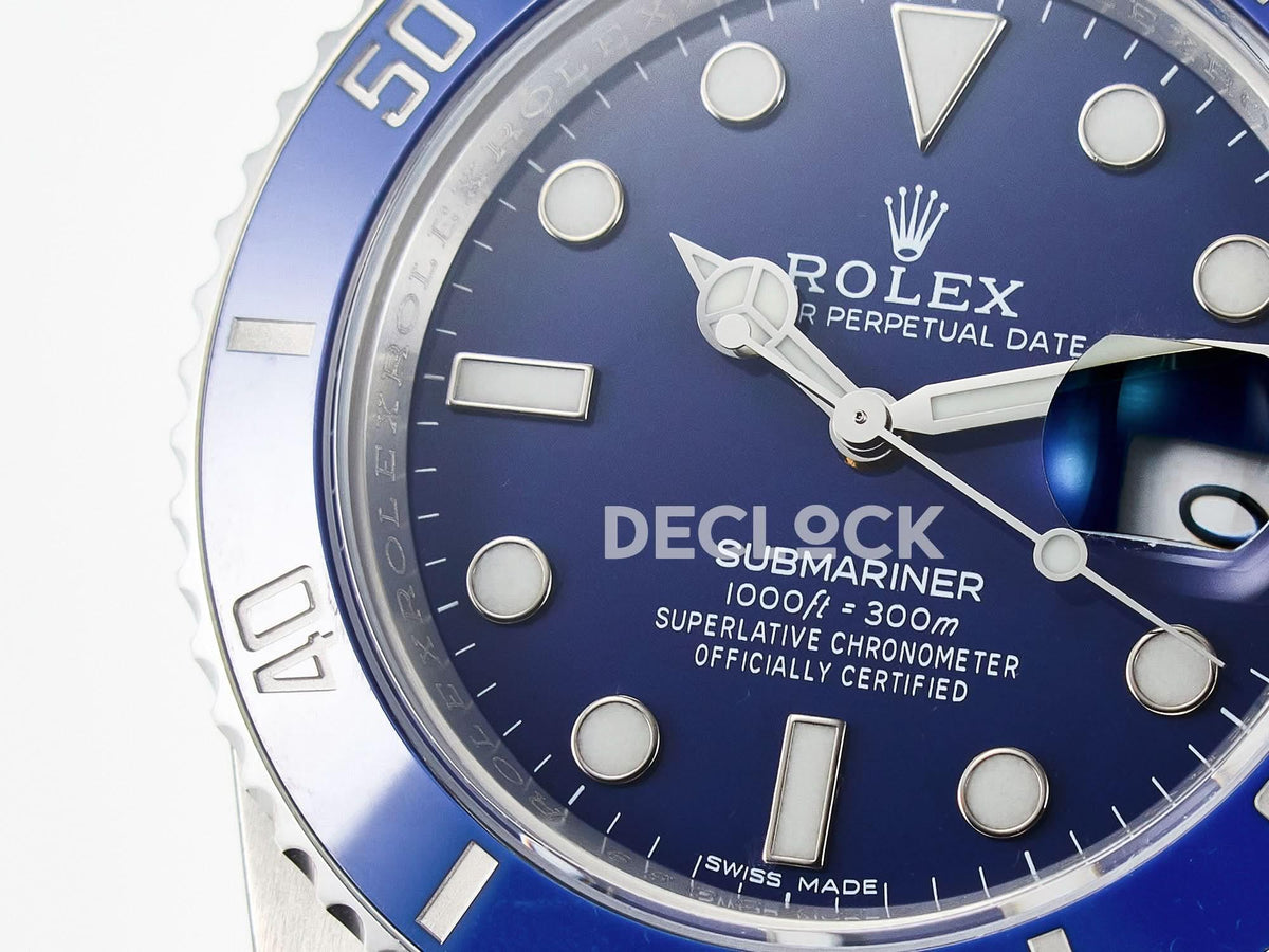 Superclone Rolex Submariner 116619LB Blue Ceramic VSF 1:1 |  Declock.