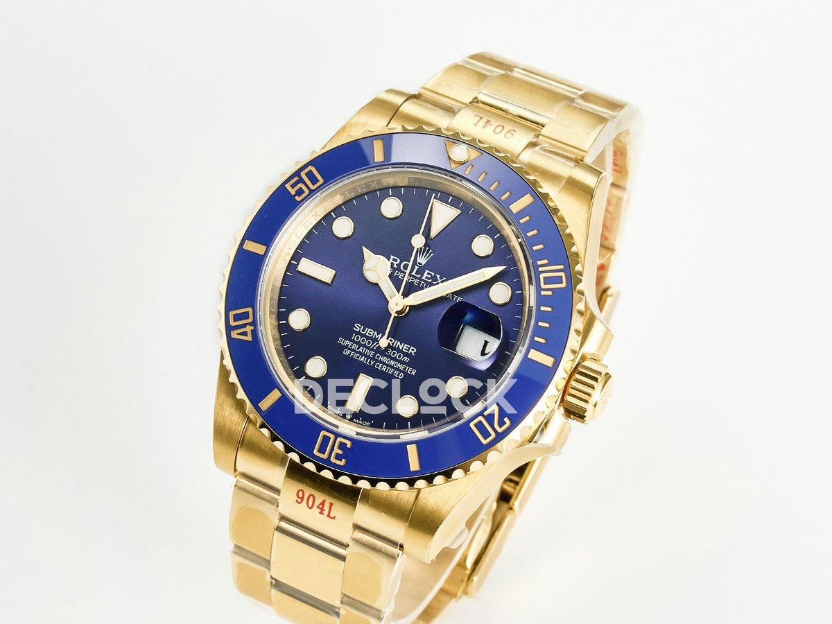 Replica Rolex Submariner 41 126618 LB YG Blue Ceramic 904L Steel VSF 1:1 Best Edition VS3235 |  Declock.