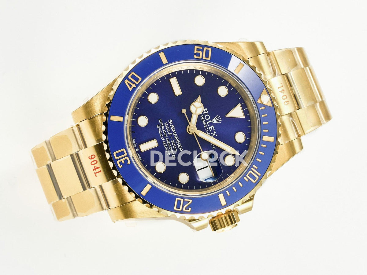 Replica Rolex Submariner 41 126618 LB YG Blue Ceramic 904L Steel VSF 1:1 Best Edition VS3235 |  Declock.