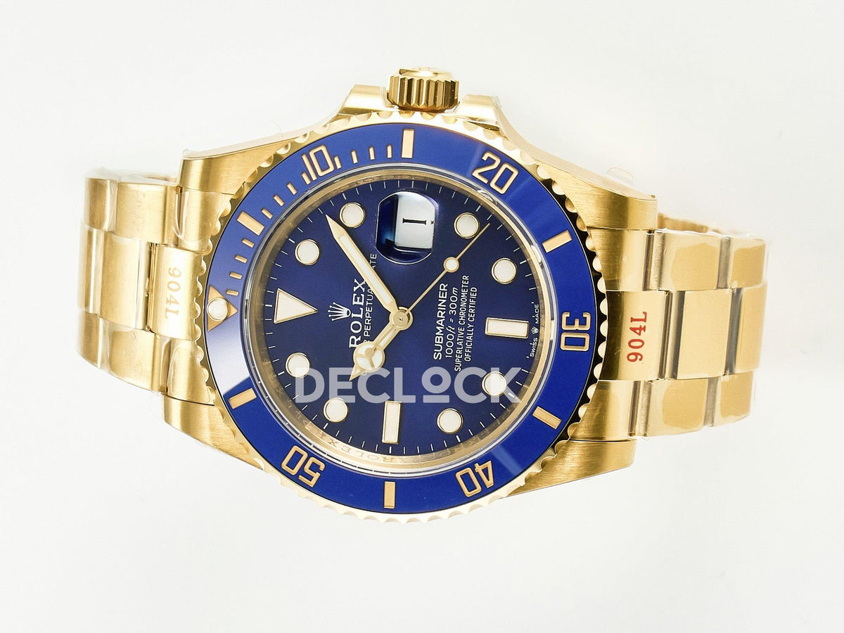Replica Rolex Submariner 41 126618 LB YG Blue Ceramic 904L Steel VSF 1:1 Best Edition VS3235 |  Declock.