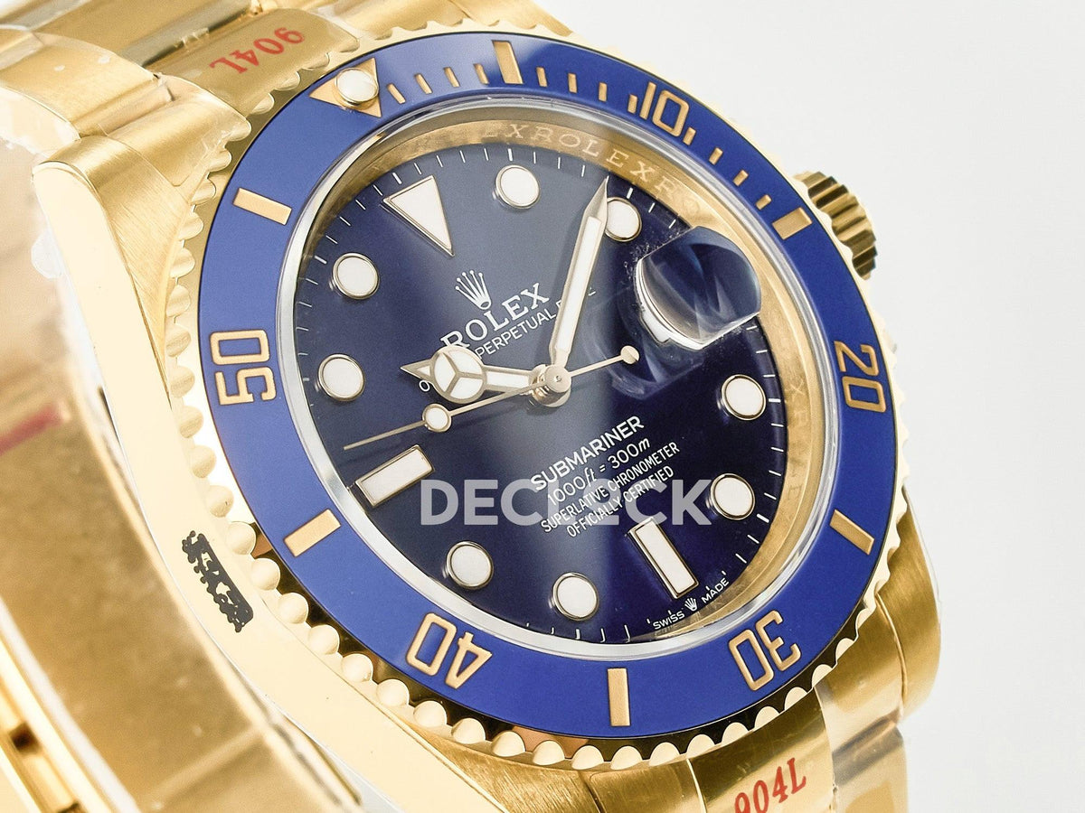 Replica Rolex Submariner 41 126618 LB YG Blue Ceramic 904L Steel VSF 1:1 Best Edition VS3235 |  Declock.