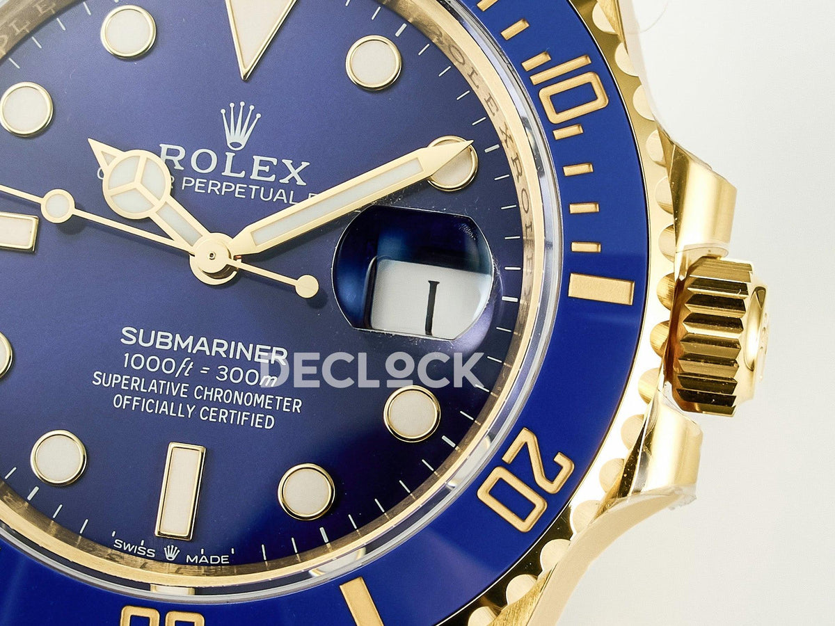 Replica Rolex Submariner 41 126618 LB YG Blue Ceramic 904L Steel VSF 1:1 Best Edition VS3235 |  Declock.