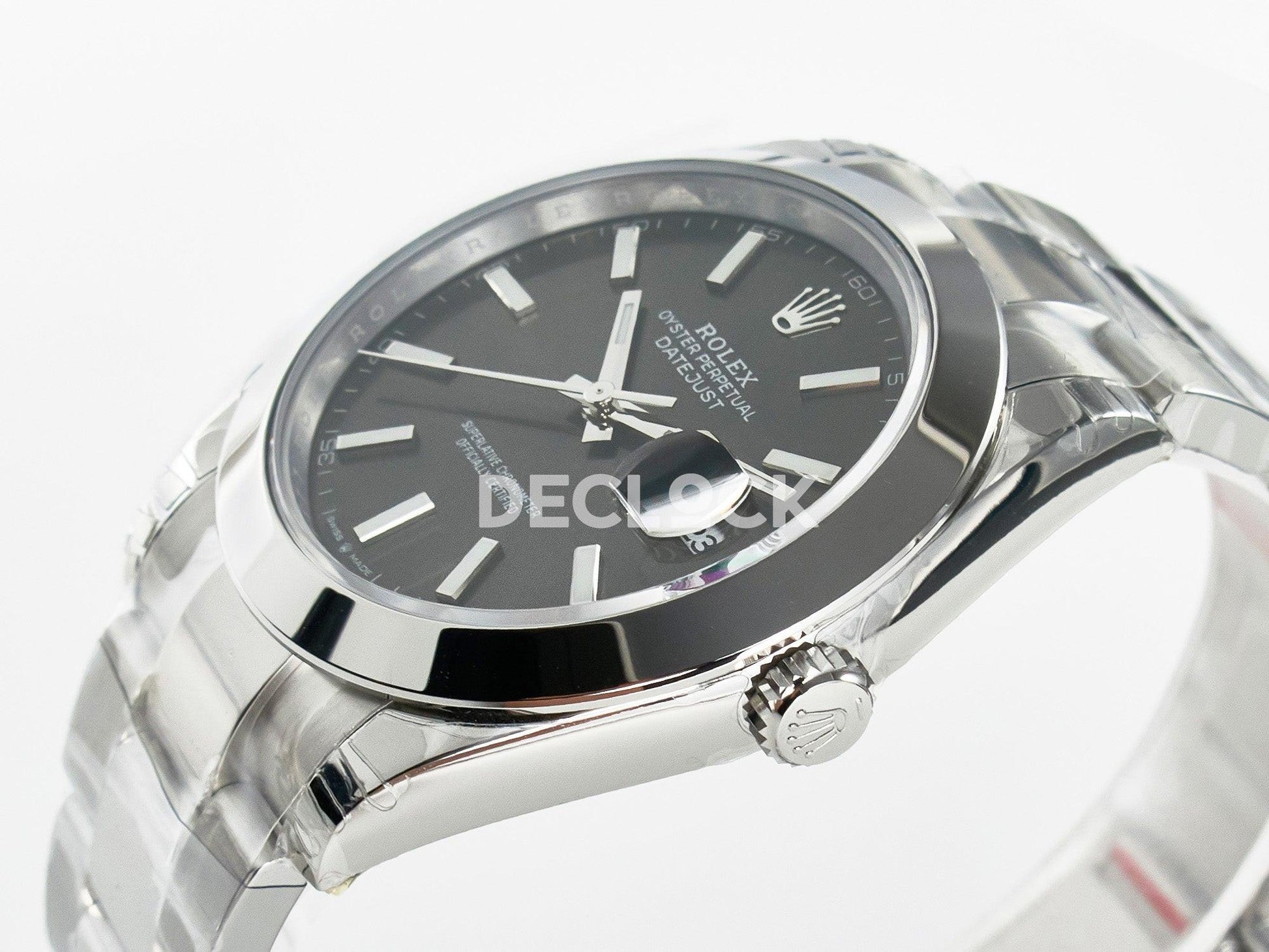 Replica Rolex DateJust 41 126334 904L SS VSF 1:1 Best Edition Gray Dial on Oyster Bracelet VS3235 |  Declock.