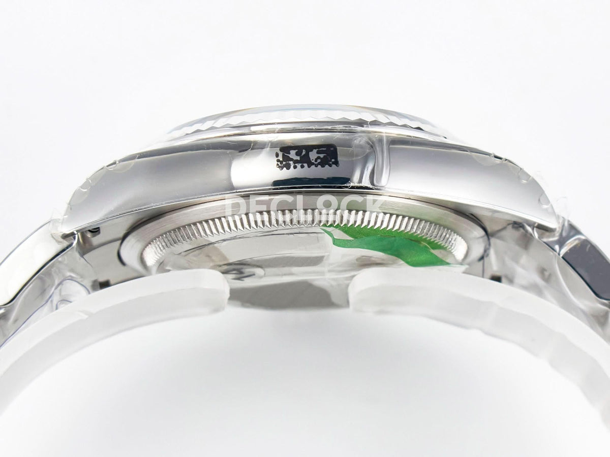 Replica Rolex DateJust 36 SS 116234 VSF 1:1 Best Edition 904L Steel Gray Green Roman Dial on oyster Bracelet VS3235 |  Declock.