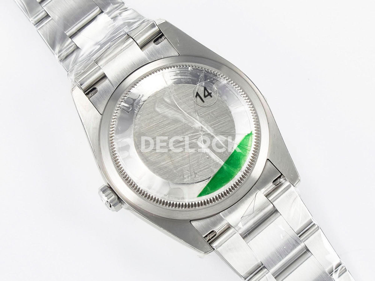 Replica Rolex DateJust 36 SS 116234 VSF 1:1 Best Edition 904L Steel Gray Green Roman Dial on oyster Bracelet VS3235 |  Declock.