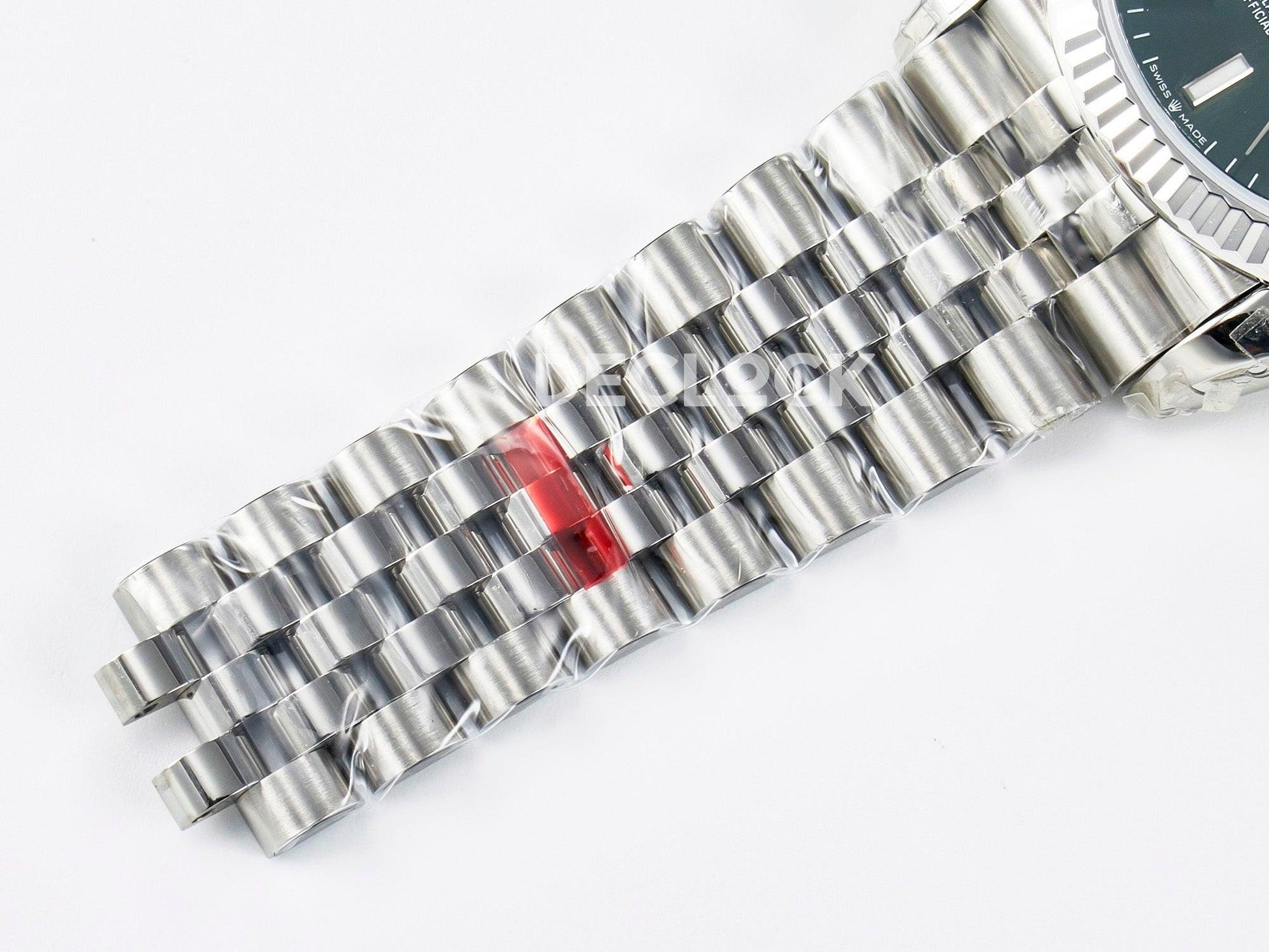 Superclone Rolex DateJust 36 126200 904L SS VSF 1:1 Best Edition Green Dial on Jubilee Bracelet VS3235 |  Declock.